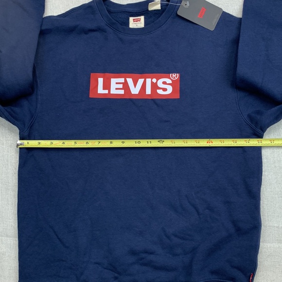 LEVI'S Men's Relaxed Graphic Sweatshirt Ronde Hals Size S - Picture 7 of 9